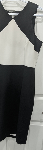 Calvin Klein Color Block Scuba Crepe Sheath Dress - Picture 3 of 7